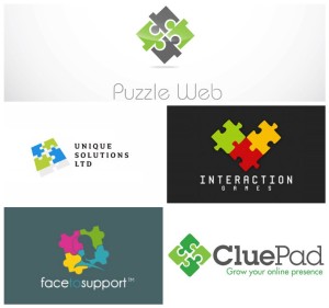 Generic-and-cliche-design-puzzle-logo